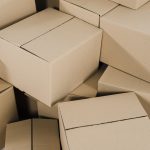 an-overhead-view-of-closed-cardboard-boxes